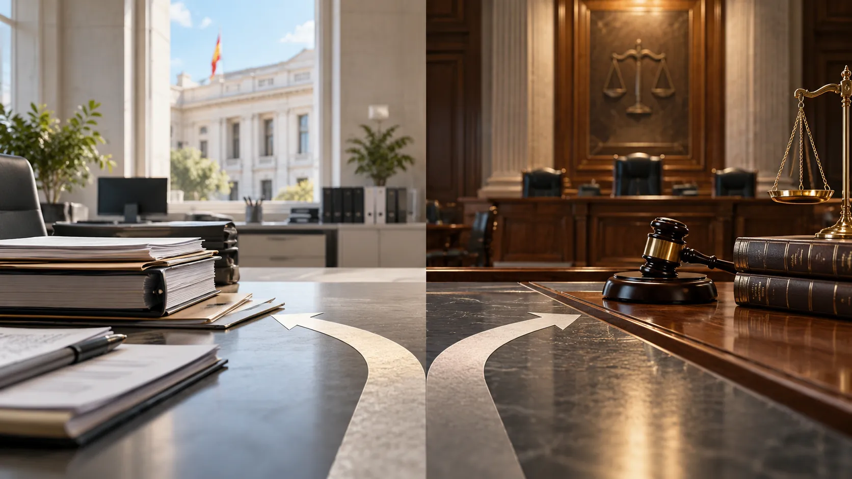 Diferencia entre vía económico-administrativa y vía judicial